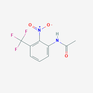 N-(2-Nitro-3-(trifluoromethyl)phenyl)acetamide