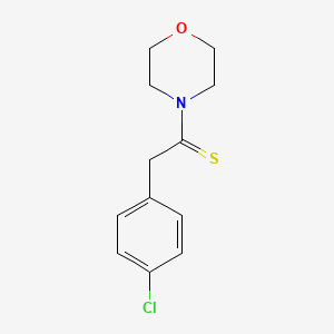 2-(4-Chlorophenyl)-1-morpholin-4-yl-ethanthione