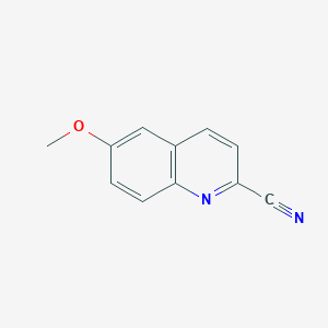 molecular formula C11H8N2O B1605933 6-Methoxyquinoline-2-carbonitrile CAS No. 5467-79-8