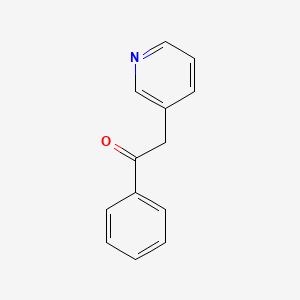 molecular formula C13H11NO B1605937 1-Phenyl-2-(pyridin-3-yl)ethanone CAS No. 1081-48-7