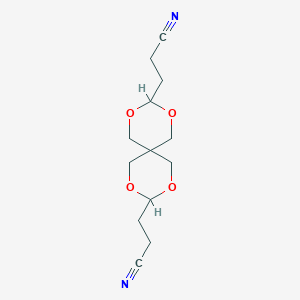 2,4,8,10-Tetraoxaspiro[5.5]undecane-3,9-dipropanenitrile