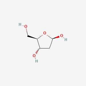 molecular formula C5H10O4 B1605941 beta-D-2-Deoxyribose CAS No. 36792-88-8