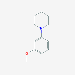 molecular formula C12H17NO B1605947 1-(3-Methoxyphenyl)piperidine CAS No. 32040-06-5