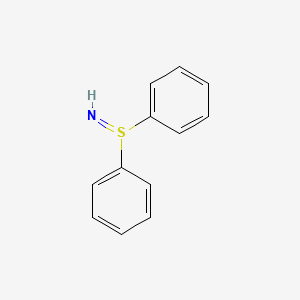 molecular formula C12H11NS B1605948 S,S-Diphenylsulfilimine CAS No. 36744-90-8