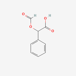 molecular formula C9H8O4 B1605969 (R)-(Formyloxy)phenylacetic acid CAS No. 29169-63-9