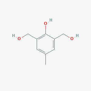 molecular formula C9H12O3 B160597 2,6-双(羟甲基)-4-甲基苯酚 CAS No. 91-04-3