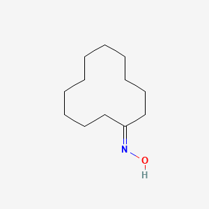 molecular formula C12H23NO B1605976 Cyclododecanone oxime CAS No. 946-89-4