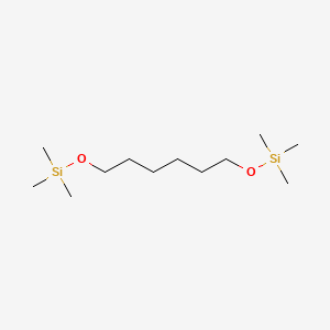 molecular formula C12H30O2Si2 B1605980 3,10-Dioxa-2,11-disiladodecane, 2,2,11,11-tetramethyl- CAS No. 6222-22-6