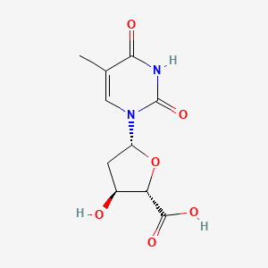molecular formula C10H12N2O6 B1605992 Thymidine-5'-carboxylic acid CAS No. 3544-99-8