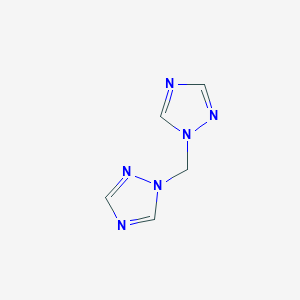 molecular formula C5H6N6 B1605997 1-(1,2,4-三唑-1-基甲基)-1,2,4-三唑 CAS No. 63400-51-1