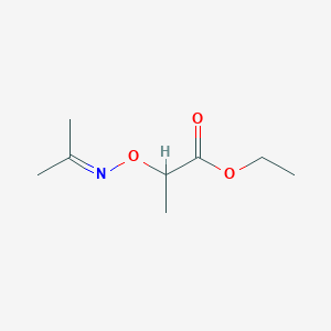 molecular formula C8H15NO3 B1606001 Ethyl alpha-[isopropylideneaminooxy]propionate CAS No. 54716-29-9
