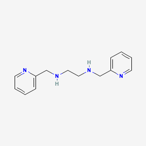 molecular formula C14H18N4 B1606006 N~1~,N~2~-Bis[(pyridin-2-yl)methyl]ethane-1,2-diamine CAS No. 4608-34-8