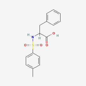 molecular formula C16H17NO4S B1606008 2-([(4-Methylphenyl)sulfonyl]amino)-3-phenylpropanoic acid CAS No. 34635-34-2