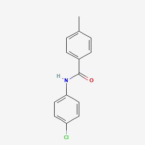 molecular formula C14H12ClNO B1606019 N-(4-chlorophenyl)-4-methylbenzamide CAS No. 33667-89-9