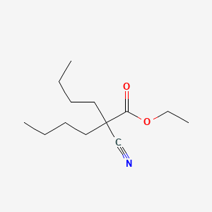 molecular formula C13H23NO2 B1606038 Ethyl 2-butyl-2-cyanohexanoate CAS No. 67105-41-3