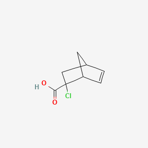 molecular formula C8H9ClO2 B1606039 2-Chlorobicyclo[2.2.1]hept-5-ene-2-carboxylic acid CAS No. 89683-47-6