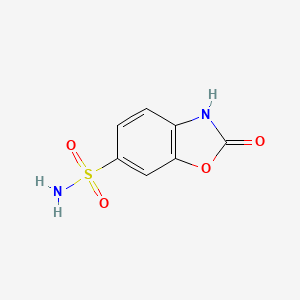 molecular formula C7H6N2O4S B1606045 2,3-Dihydro-2-oxobenzoxazole-6-sulphonamide CAS No. 22876-18-2