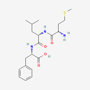 molecular formula C20H31N3O4S B1606049 Met-Leu-Phe acetate salt CAS No. 59881-08-2
