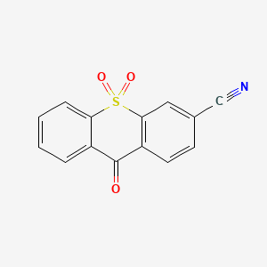 molecular formula C14H7NO3S B1606065 9-Oxo-9H-thioxanthene-3-carbonitrile 10,10-dioxide CAS No. 51762-94-8