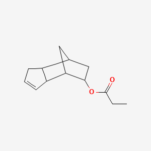 molecular formula C13H18O2 B1606069 3a,4,5,6,7,7a-Hexahydro-4,7-methano-1H-inden-5-yl propionate CAS No. 67634-24-6