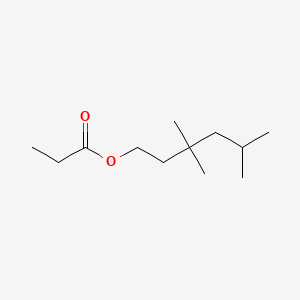 molecular formula C12H24O2 B1606081 3,3,5-Trimethylhexyl propionate CAS No. 68991-95-7