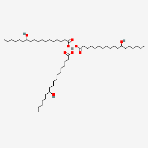 molecular formula C54H105AlO9 B1606082 Aluminum 12-hydroxystearate CAS No. 13329-66-3