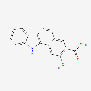 B1606094 2-hydroxy-11H-benzo[a]carbazole-3-carboxylic acid CAS No. 84-43-5