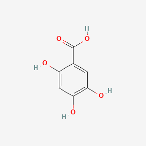 molecular formula C7H6O5 B1606100 2,4,5-Trihydroxybenzoic acid CAS No. 610-90-2