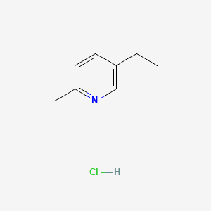 molecular formula C8H12ClN B1606106 Pyridine, 5-ethyl-2-methyl-, hydrochloride CAS No. 2024-89-7