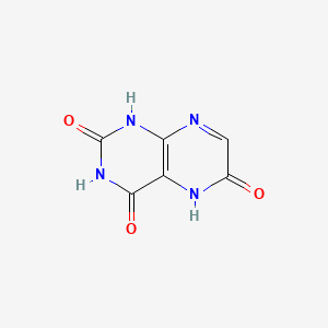 molecular formula C6H4N4O3 B1606107 2,4,6(3H)-Pteridinetrione, 1,5-dihydro- CAS No. 2577-35-7