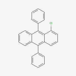 molecular formula C26H17Cl B1606130 1-Chloro-9,10-diphenylanthracene CAS No. 43217-27-2