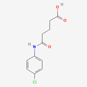 5-[(4-Chlorophenyl)amino]-5-oxopentanoic acid