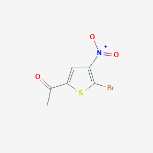 molecular formula C6H4BrNO3S B1606144 1-(5-Bromo-4-nitro-2-thienyl)ethan-1-one CAS No. 2160-55-6