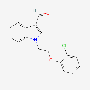 1-[2-(2-chlorophenoxy)ethyl]-1H-indole-3-carbaldehyde