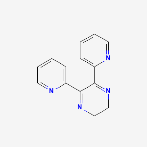 molecular formula C14H12N4 B1606182 2,3-Bis-(2'-Pyridyl)-5,6-dihydropyrazine CAS No. 25005-95-2