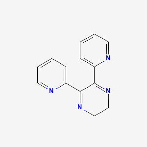 Pyrazine, 2,3-dihydro-5,6-di-2-pyridinyl-