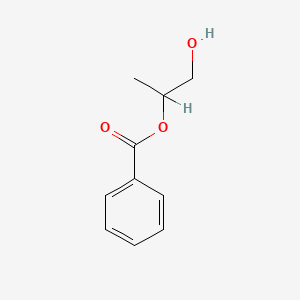 molecular formula C10H12O3 B1606200 1-Hydroxyprop-2-yl benzoate CAS No. 51591-52-7