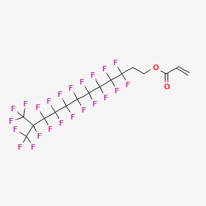 molecular formula C16H7F23O2 B1606203 2-(Perfluoro-9-methyldecyl)ethyl acrylate CAS No. 52956-81-7