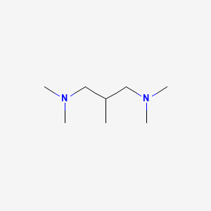 molecular formula C8H20N2 B1606207 N,N,N',N',2-Pentamethylpropane-1,3-diamine CAS No. 67952-96-9