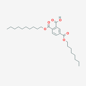 molecular formula C27H42O6 B1606208 2-Decoxycarbonyl-5-octoxycarbonylbenzoic acid CAS No. 67989-23-5