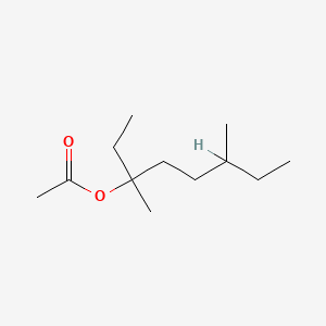 molecular formula C12H24O2 B1606214 3,6-Dimethyloctan-3-yl acetate CAS No. 60763-42-0