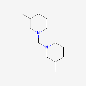 molecular formula C13H26N2 B1606217 1,1'-亚甲基双(3-甲基哌啶) CAS No. 68922-17-8