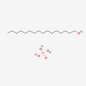 molecular formula C16H37O5P B1606218 Hexadecyl alcohol, phosphate CAS No. 68814-13-1
