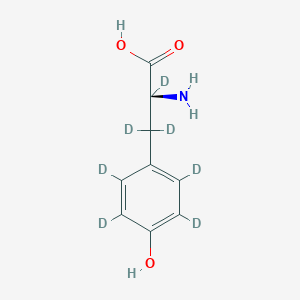 molecular formula C9H11NO3 B160622 DL-Tyrosine-d7 CAS No. 130551-49-4