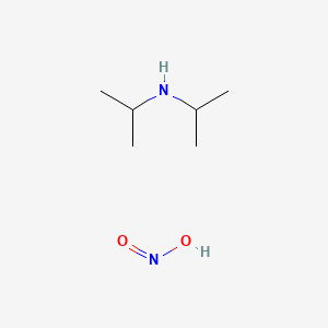 molecular formula C6H16N2O2 B1606222 Diisopropylammonium nitrite CAS No. 34915-40-7