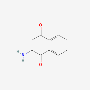 molecular formula C10H7NO2 B1606235 2-aminonaphthalene-1,4-dione CAS No. 2348-81-4
