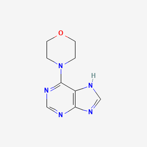 molecular formula C9H11N5O B1606238 4-(1H-Purin-6-yl)morpholine CAS No. 2846-96-0