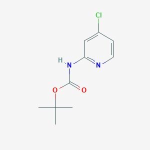 molecular formula C10H13ClN2O2 B160624 tert-Butyl (4-chloropyridin-2-yl)carbamate CAS No. 130721-78-7