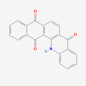 molecular formula C21H11NO3 B1606241 Naphth[2,3-c]acridine-5,8,14(13H)-trione CAS No. 3569-01-5