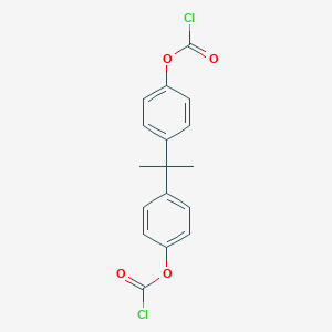 molecular formula C17H14Cl2O4 B160628 双酚A双(氯甲酸酯) CAS No. 2024-88-6